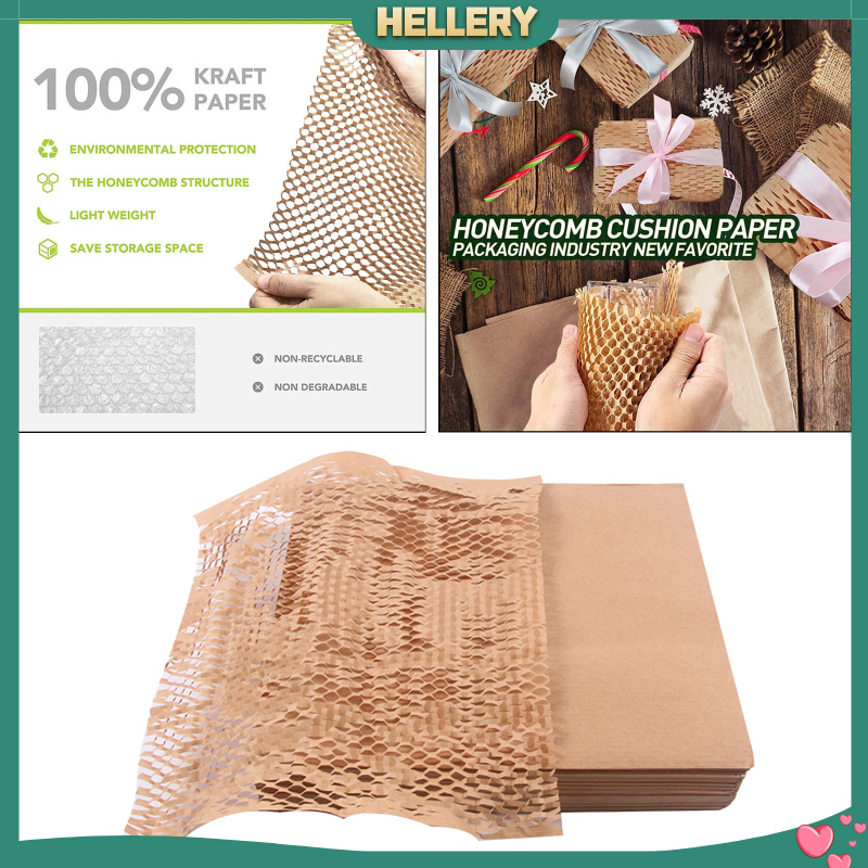 [HelleryVN] 100 Giấy Gói Quà Hình Tổ Ong