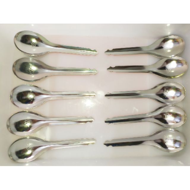 Bộ 10 muỗng cơm ngắn (dập khuôn cứng cáp)