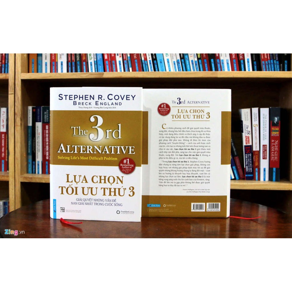 Sách - Combo Lựa chọn tối ưu thứ 3 (Bìa cứng) + Thói quen thứ 8 (Bìa cứng) - FirstNews Tặng Kèm Bookmark
