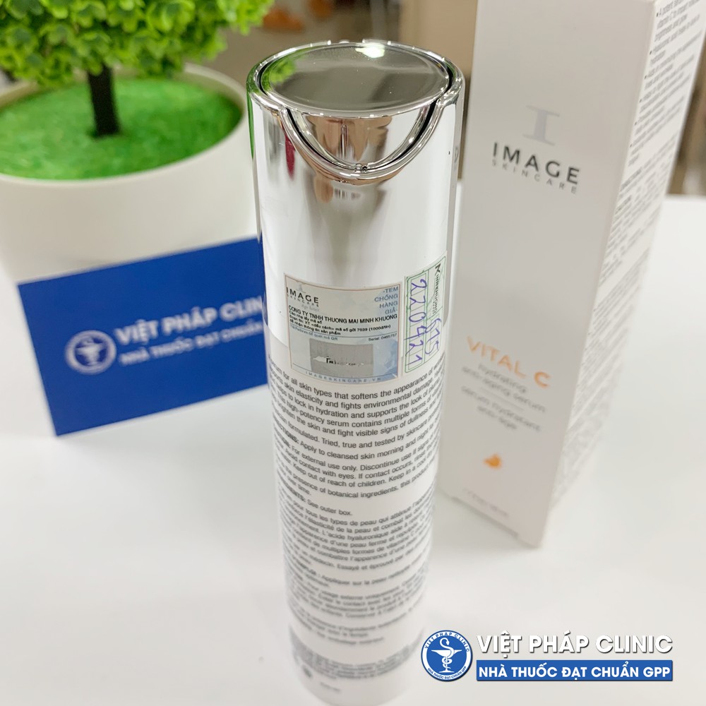 Serum dưỡng ẩm, làm dịu da nhạy cảm Image Vital C Hydrating Anti Aging Serum