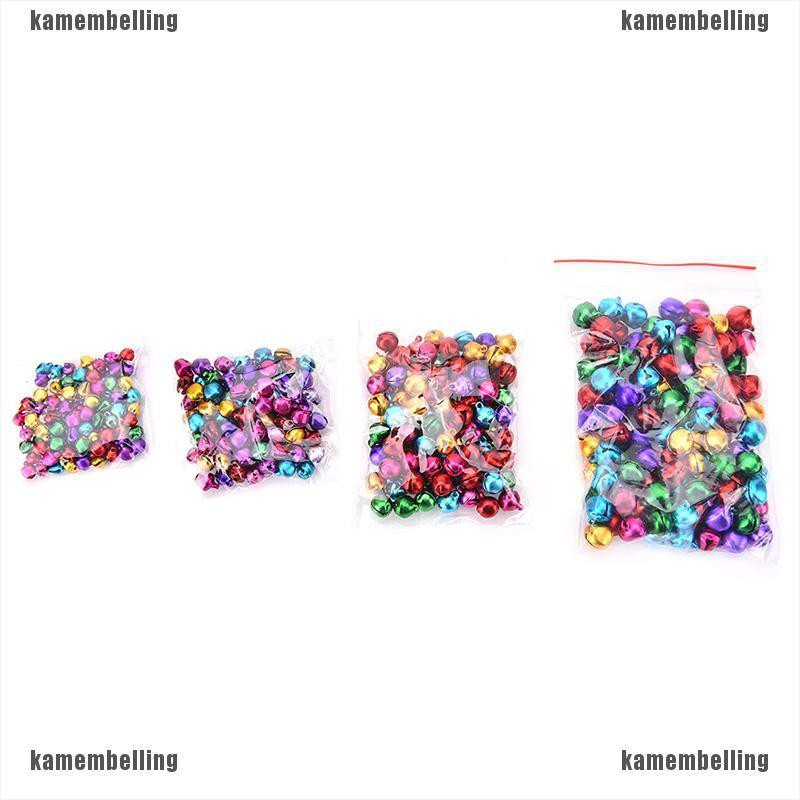 Bộ 100 Chuông Nhỏ Nhiều Màu Sắc Dùng Trang Trí