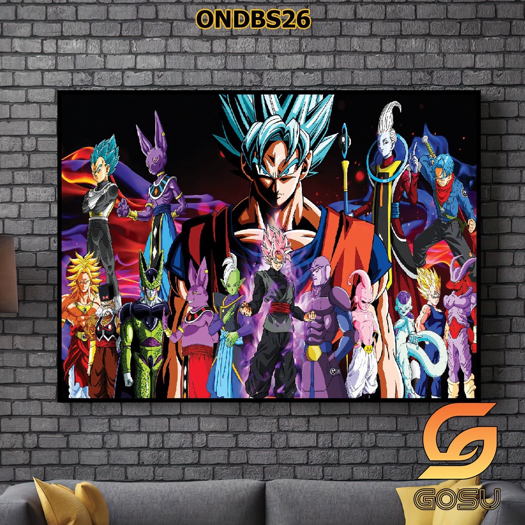 Tranh tráng gương 3d dragonball
