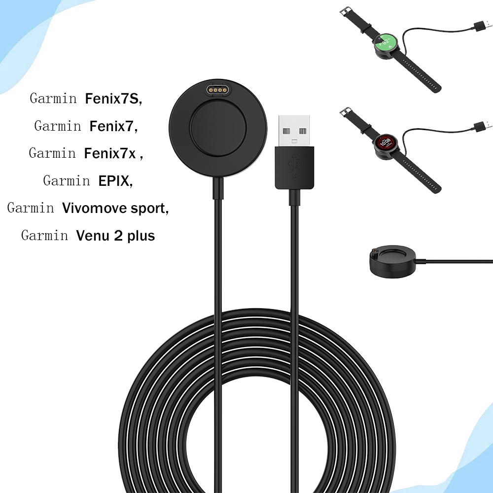 Đế Sạc Nam Châm Usb Cho Garmin fenix 7 7s 7x / venu 2 plus