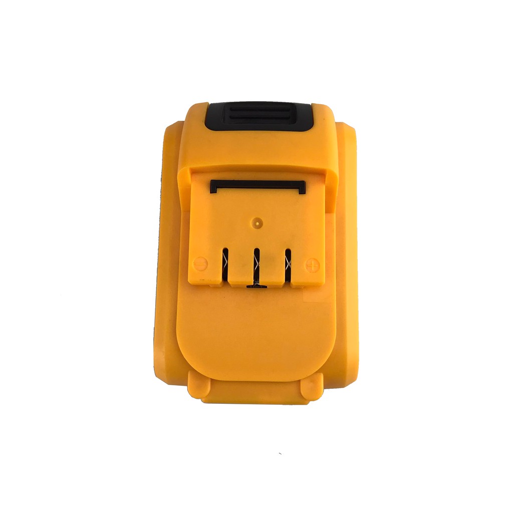 [Thanh lý] Bộ vỏ pin 5cell thay thế cho pin Dewalt 21v 24v dùng sạc đế, có đèn báo pin (vỏ cũ)