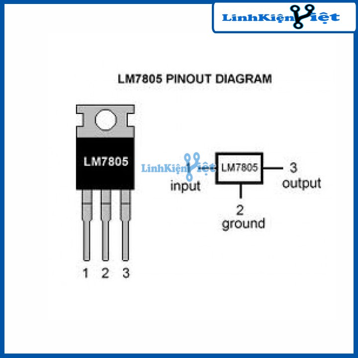 Combo 20 IC Nguồn Lm7805 1.5A TO-220