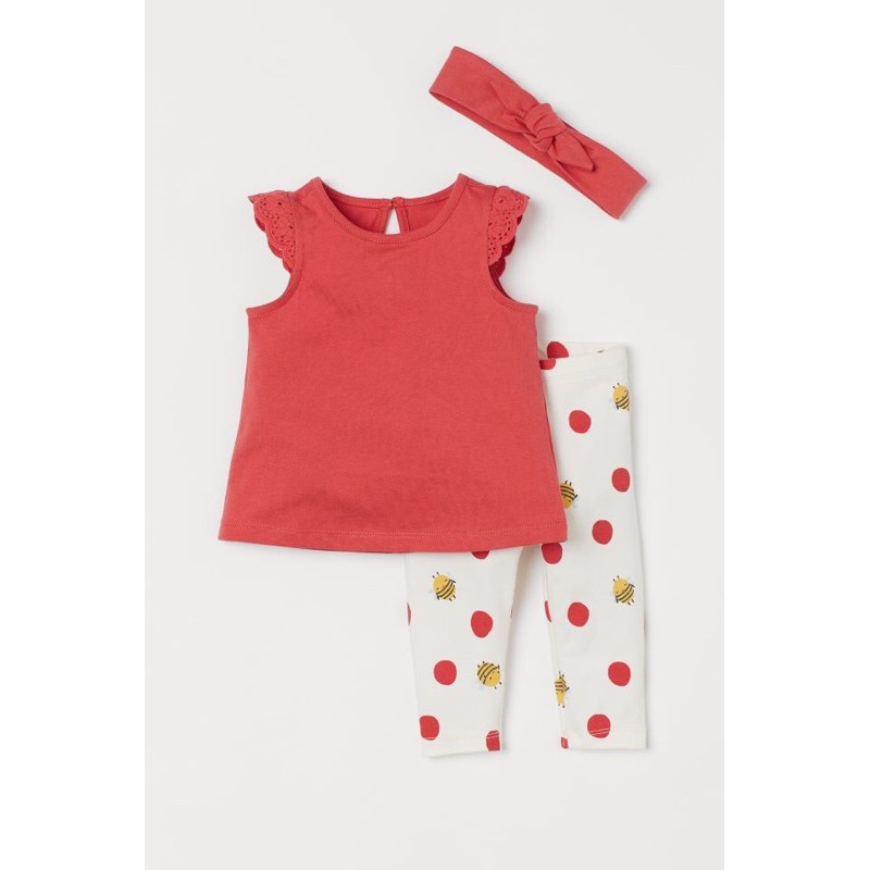 Set bộ kèm băng đô mẫu mới năm nay xinh xắn săn sale UK sz  2-3y