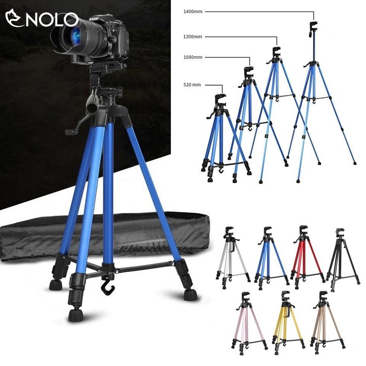 Chân Máy Tripod Dùng Cho Điện Thoại, Máy Ảnh, Máy Quay Model 3366 Chất Liệu Hợp Kim Chịu Tải 2.5kg