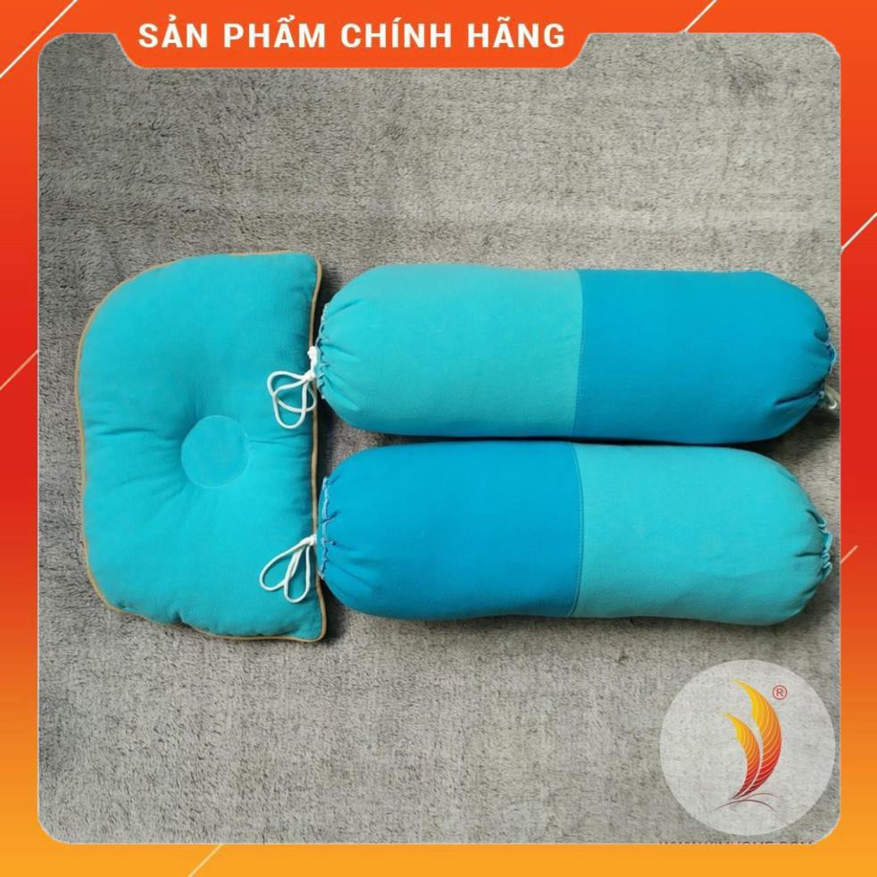 [Chính Hãng] Bộ nệm gối cho bé SơSinh thương hiệu Kim Home chất liệu vải cotton xốp chần gòn giá tốt