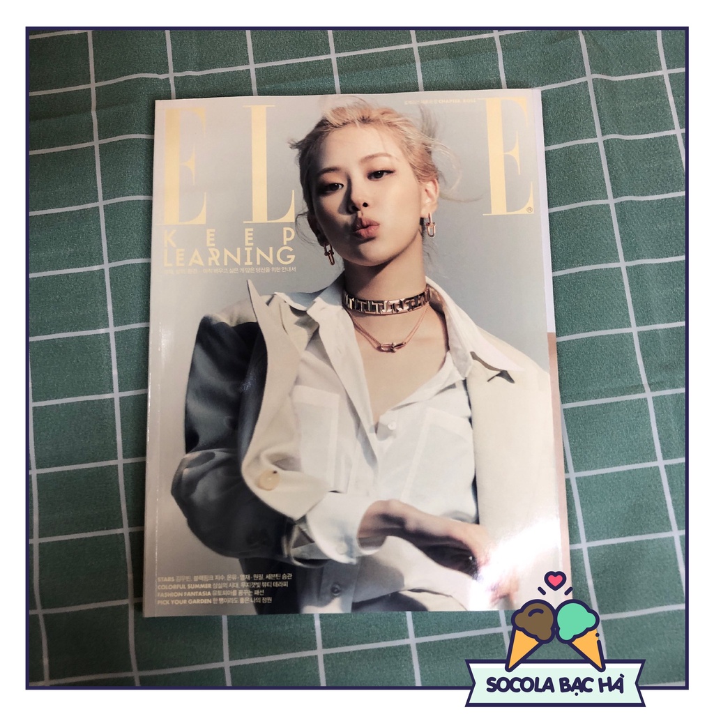 Tạp chí ELLE số tháng 6 trang bìa BLACKPINK ROSÉ