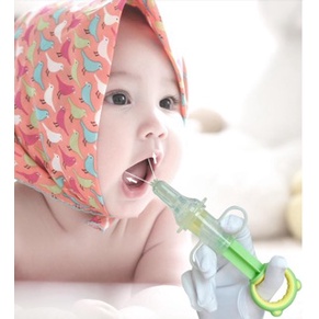 Dụng cụ hỗ trợ uống thuốc, bón thuốc, bón sữa cho bé Kichilachi chống sặc đầu núm slicone siêu mềm