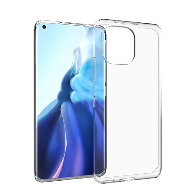 Ốp Điện Thoại Silicon TPU Mềm Trong Suốt Cho Xiaomi 11 Lite NE 5G Mi 10T 11T 12 Pro 5G Poco X3 NFC M4 X4 Pro 5G M3 F2 F3 GT