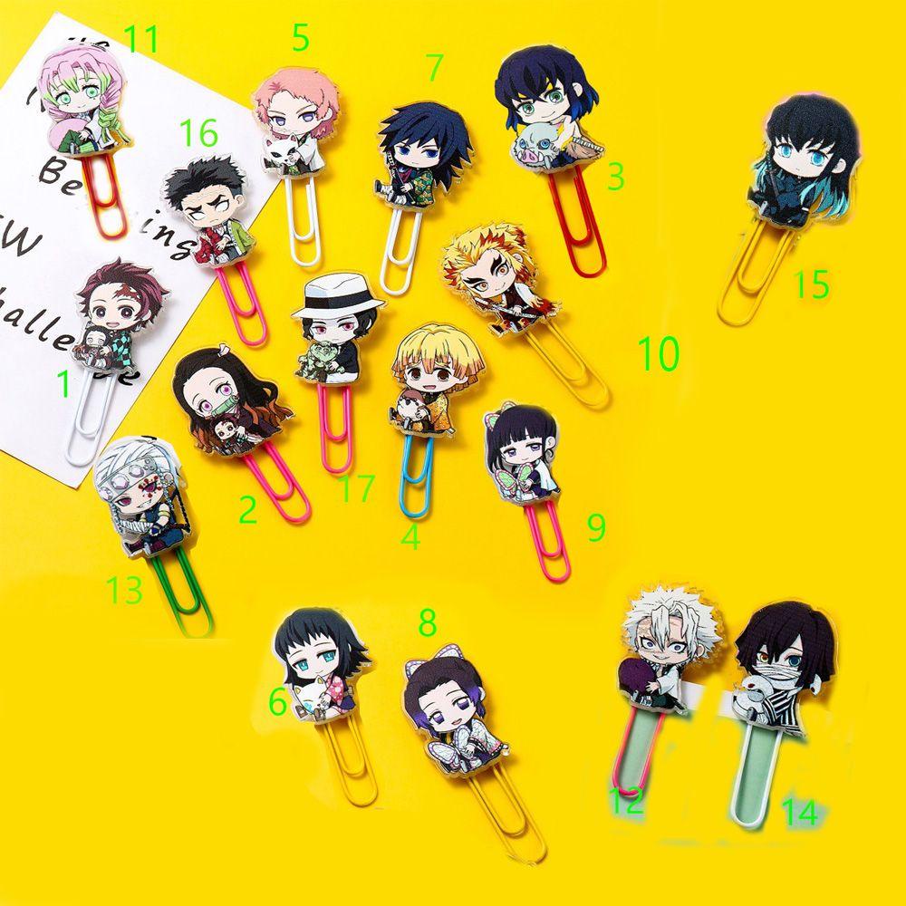 Kẹp Giấy Họa Tiết Demon Slayer Dành Cho Văn Phòng Trường Học