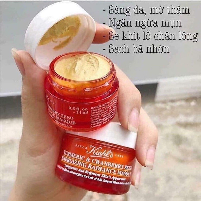 [Mã SKAMLTSM9 giảm 10% đơn 99K] Mặt nạ dưỡng da Mask Kiehls mini 14g