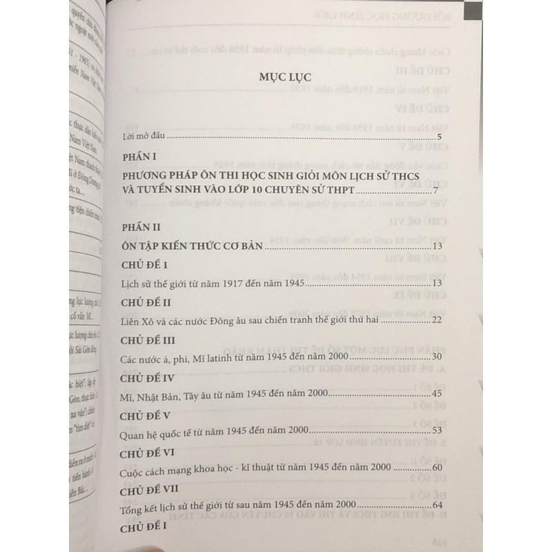 Sách - Bồi Dưỡng Học Sinh Giỏi Môn Lịch Sử THPT Và Thi Vào Lớp 10 Chuyên Sử THPT