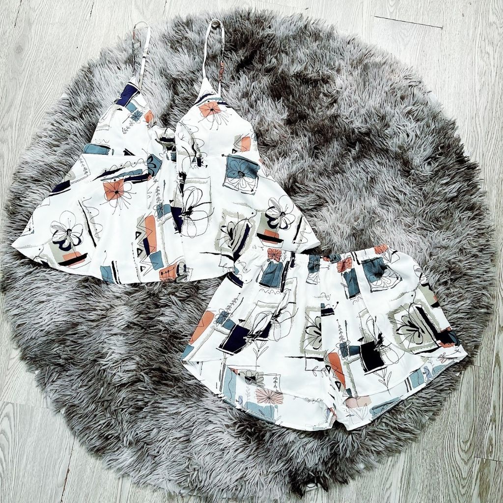Đồ Ngủ Nữ❣️FREE SHIP❣️Đồ Ngủ Sexy Lụa Latin Cao Cấp Mềm Mại Xinh Xắn &lt; 60kg