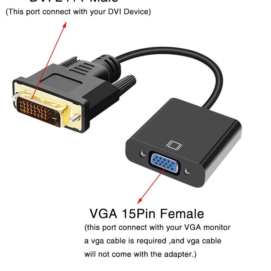 Bộ chuyển đổi dvi 24+1 sang active vga - dvi-d sang vga chất lượng cao | BigBuy360 - bigbuy360.vn