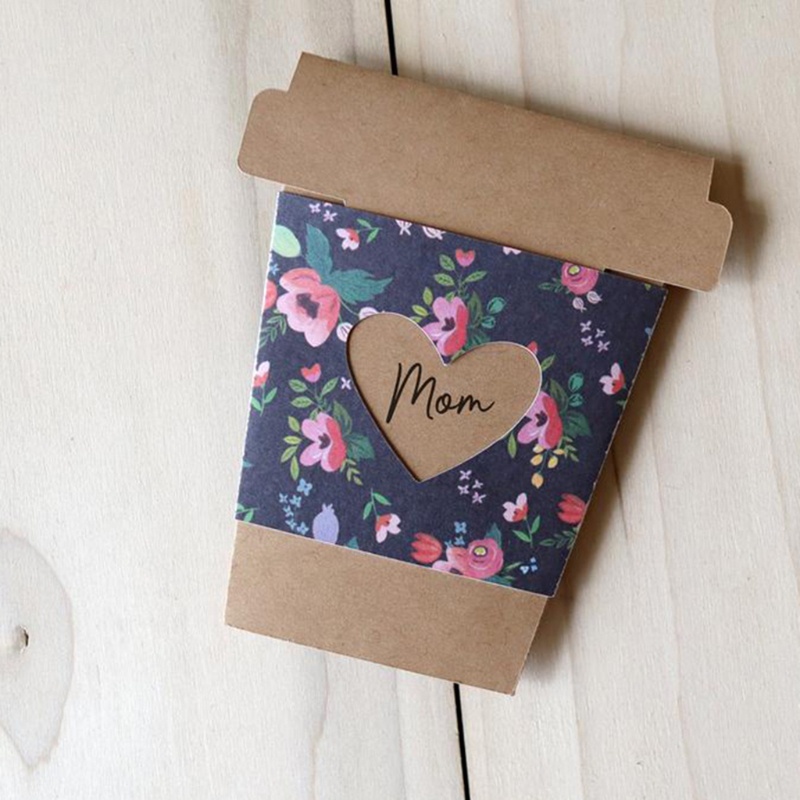 Khuôn Cắt Giấy Kim Loại Hình Tách Cà Phê Xinh Xắn