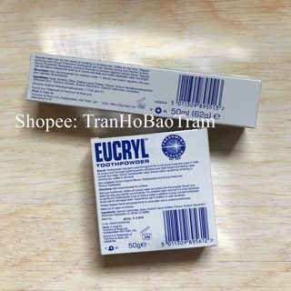 Combo kem đánh răng và bột tẩy trắng răng EUCRYL