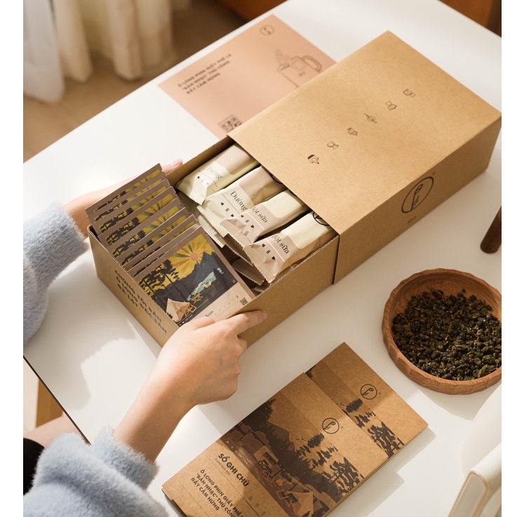 Trà Ô Long phin giấy Phê La : vị Nhài Sữa/ vị Sữa - PLAPG