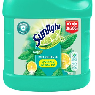 Nước rửa chén Sunlight diệt khuẩn 3.8L