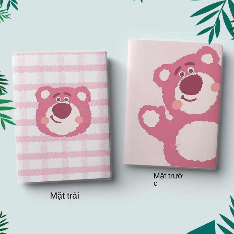 Sổ Tay Khổ A5 Tùy Chỉnh In Hình Gấu Dâu Tây Toy Story Dễ Thương Sáng Tạo