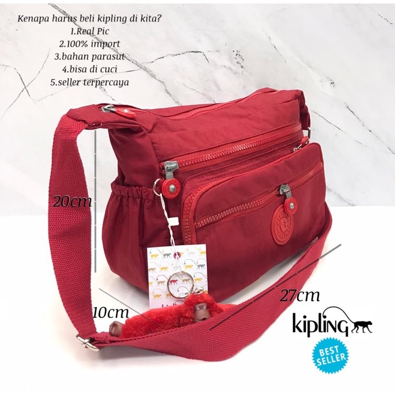 Túi Đeo Chéo Kipling Kp-615 Hàng Nhập Khẩu Cao Cấp