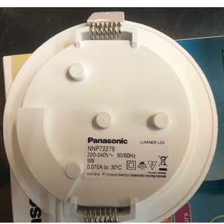 Đèn Led  Âm Trần Siêu Mỏng 9W Panasonic Phi 100 ( made in Indonesia)