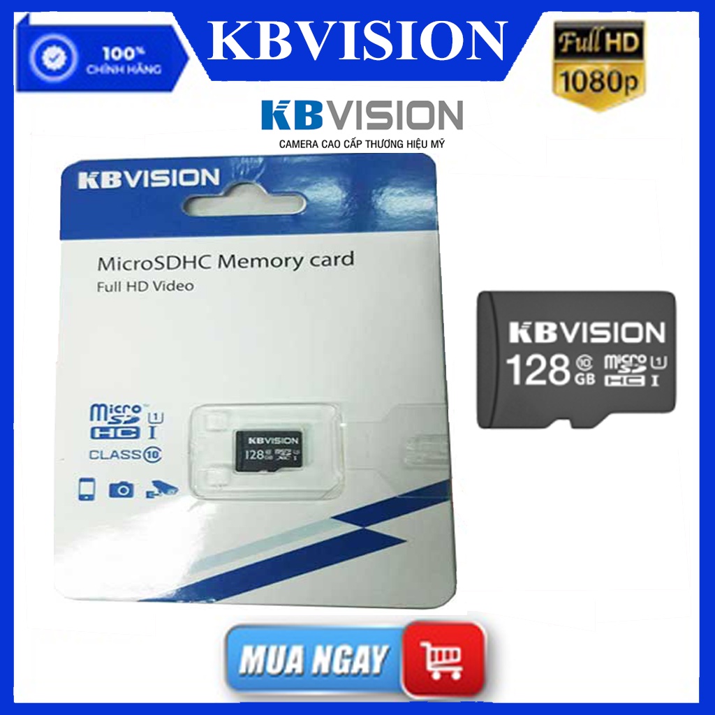 [HÀNG CHÍNH HÃNG] Thẻ nhớ Micro SD KBVISION 128GB Ultra class