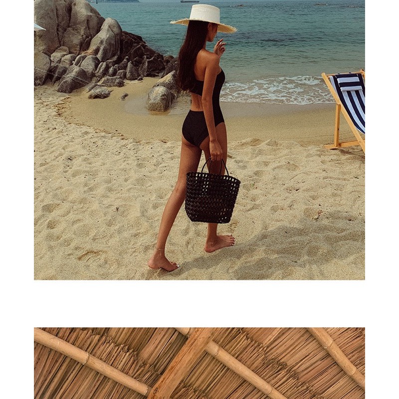 (M8) bikini uzzlang hàn quốc 1 mảnh khoét bụng hở ngực siêu sexy | BigBuy360 - bigbuy360.vn