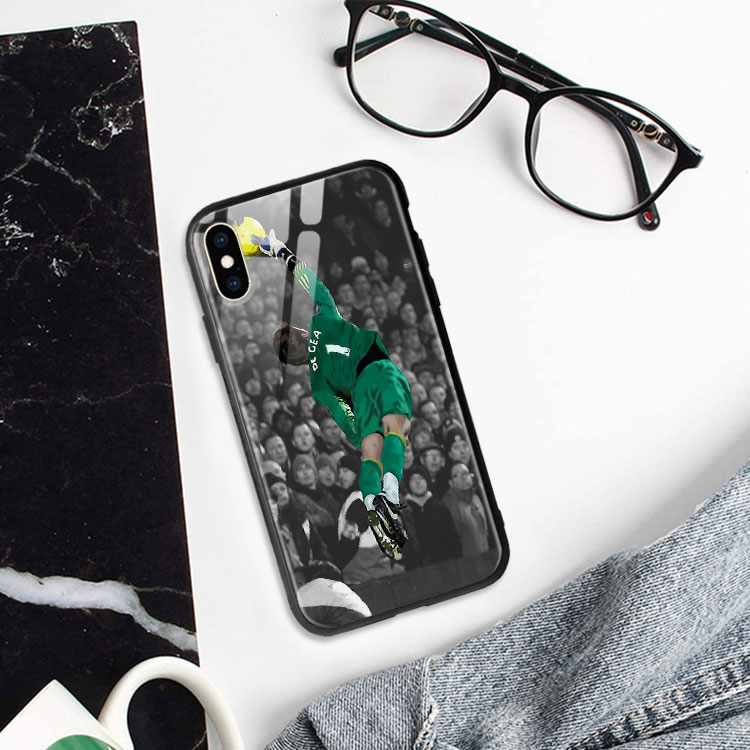 Ốp Lưng MU Thủ Môn David De Gea Quỷ Đỏ nhựa dẻo cho IPHONE X/Xs/Xs Max/11/11Pro/11 promax/12 pro/12 pomax LPC12120608
