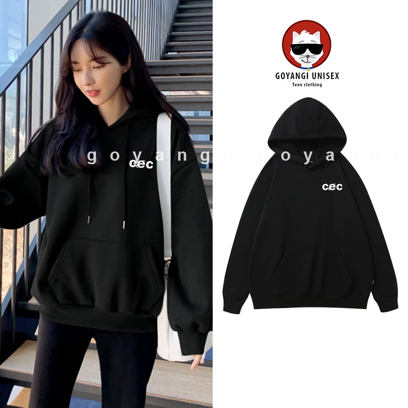 Áo Hoodie GYG Unisex CEC Form Rộng Oversize Phong Cách Hàn Quốc