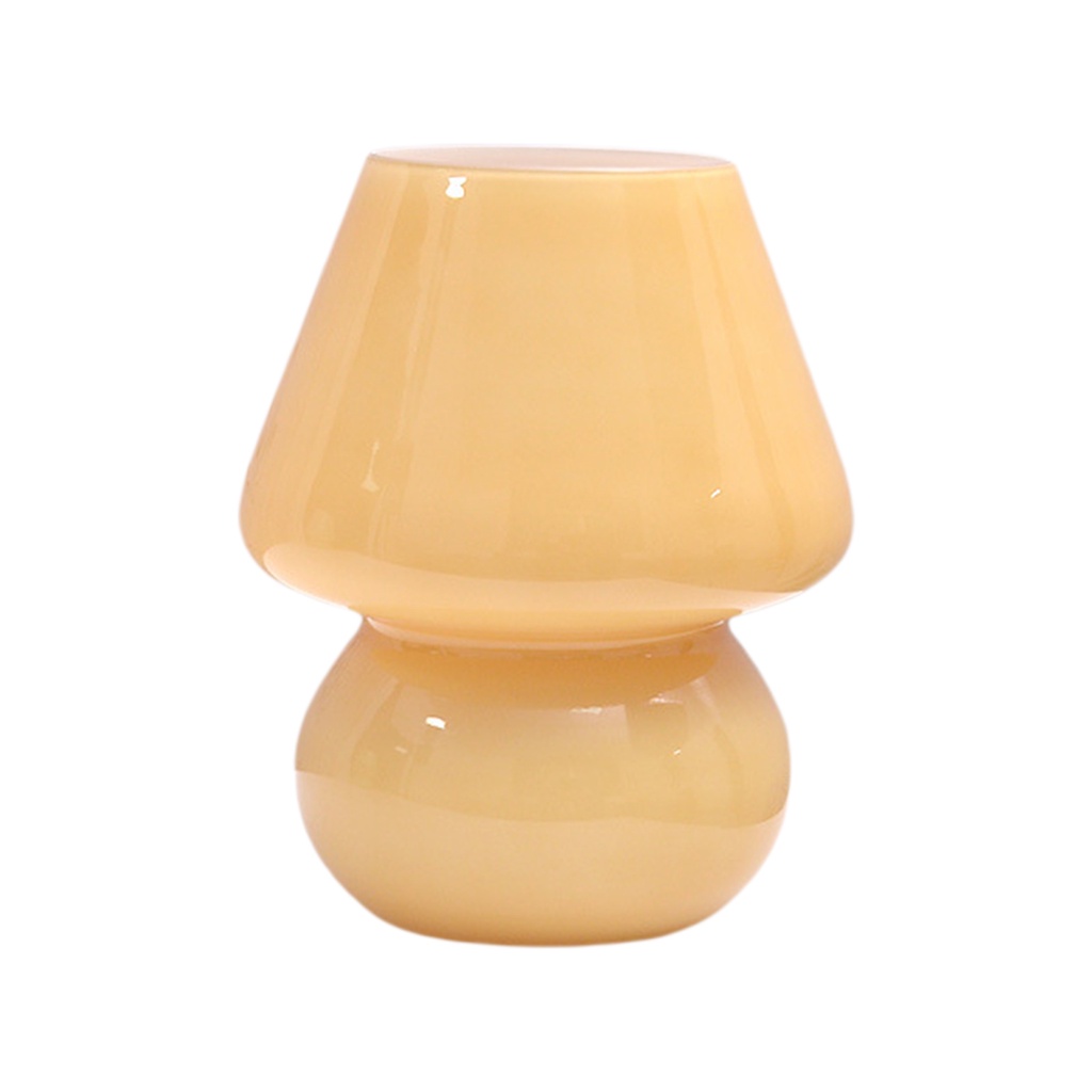 Đèn ngủ để bàn hình cây nấm dùng làm đạo cụ trang trí nội thất cổng USB phong cách hiện đại vintage