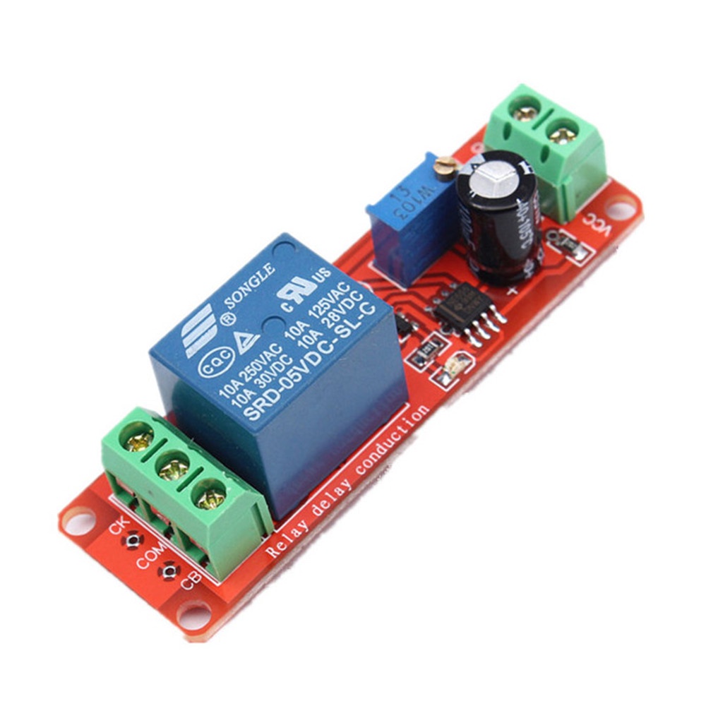 DIYMORE Mô Đun Rơ Le NE55512V/5V Điều Chỉnh Thời Gian Từ 0 Đến 10 Giây
