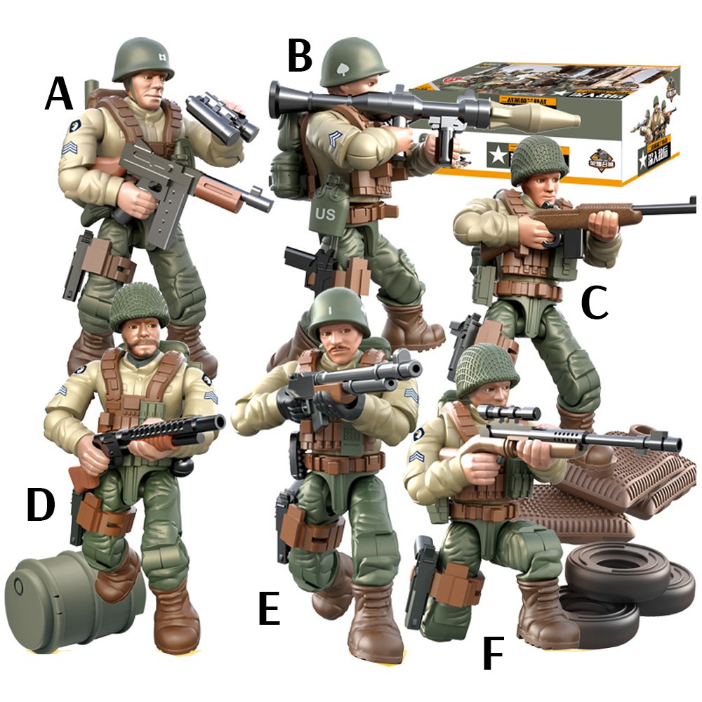 Bộ đồ chơi mô hình lính hiện đại rừng Jungle Swat Call of Duty - Mega Bloks XJ-218