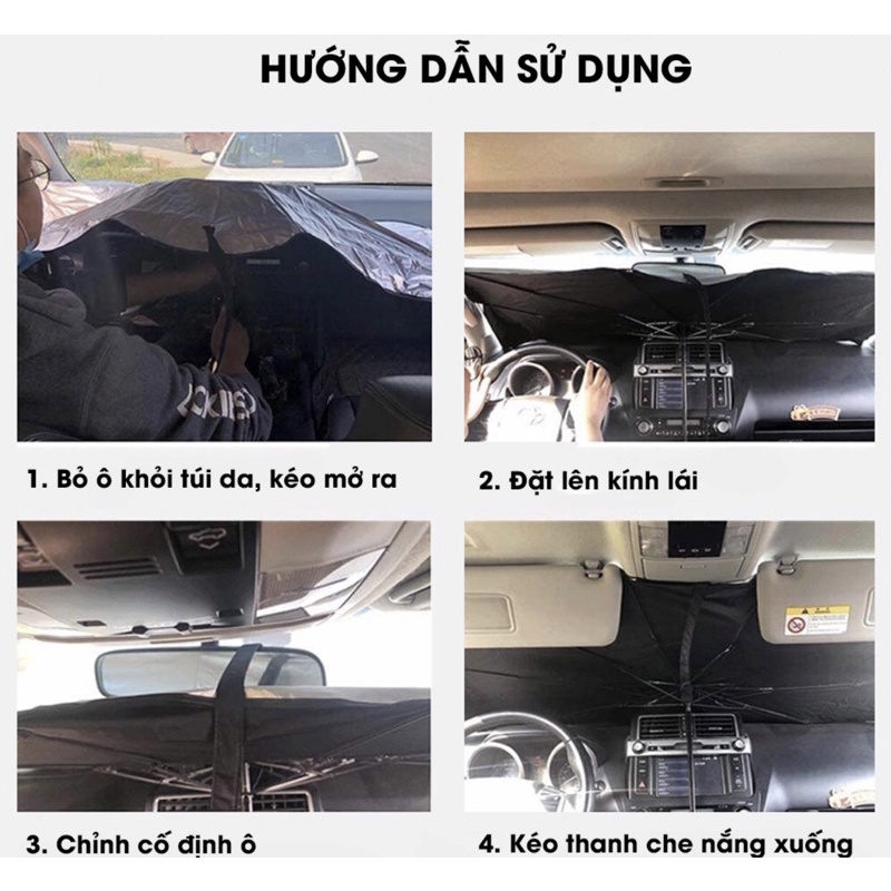 Ô che nắng kính lái ô tô❤️ ❤️ dù che kinh lái o to cao cấp HOT