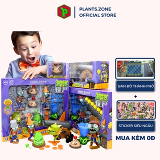 Plants vs zombies - bộ đồ chơi hoa quả nổi giận - phiên bản rồng đặc biệt, 19 chi tiết vui nhộn, có âm thanh và ánh sáng