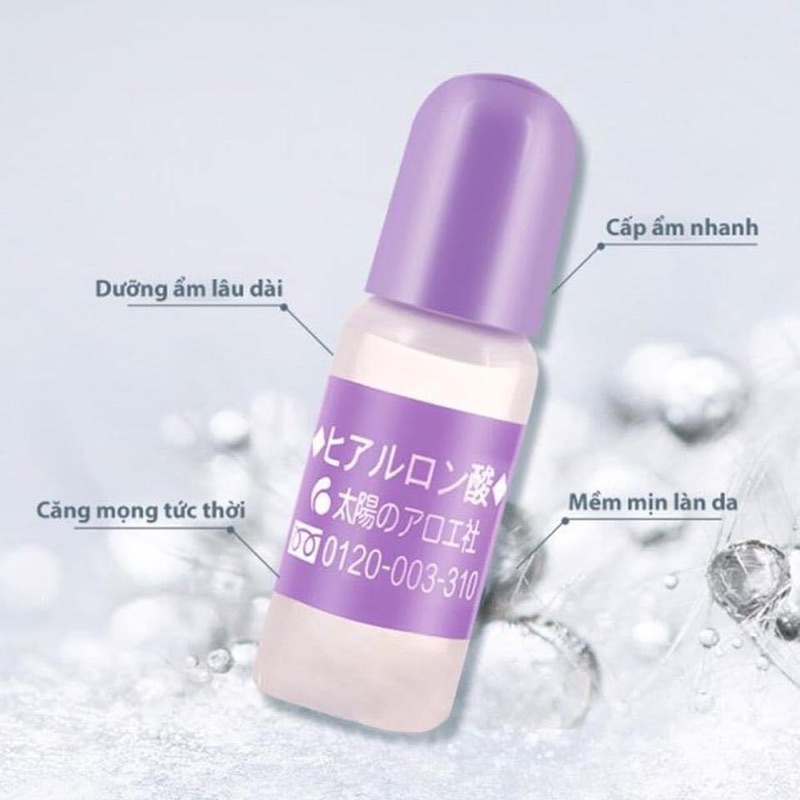 Tinh chất serum cấp ẩm HA tím Hyaluronic Acid Nhật Bản 80ml+10ml + 10ml