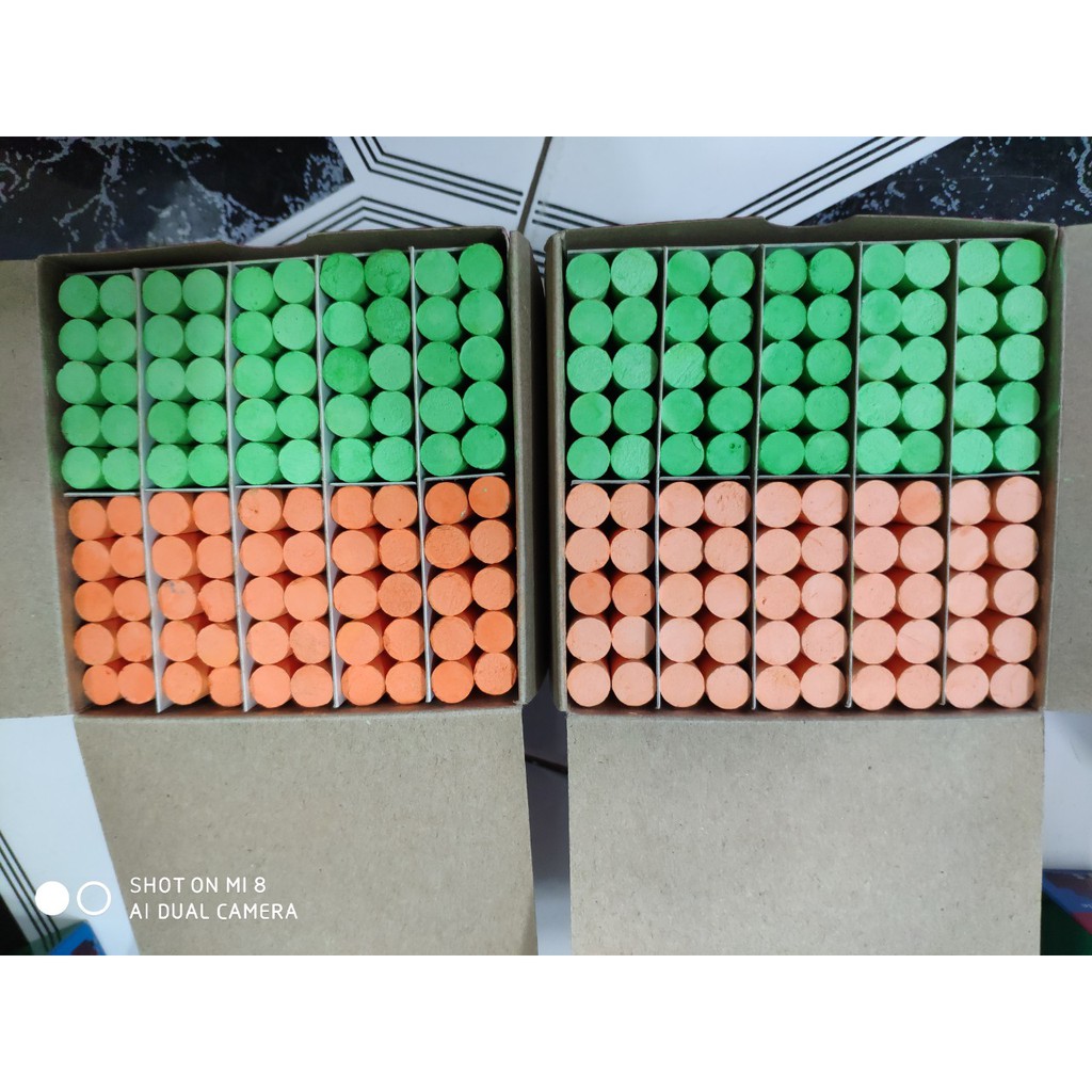 PHẤN VIẾT BẢNG ÍT BỤI HI CHALK - 2 màu
