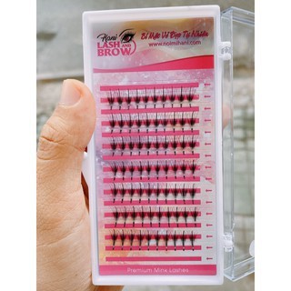 Lông Mi Trụ Katun - Mi Wispy 5D 007 C D - Mi Fan Sẵn Katun