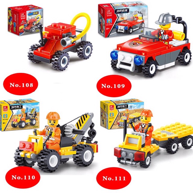 Combo 25 xe khác mẫu cho bé