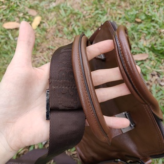 Túi nam Da thật second-hand Đồ Si Bon TD049