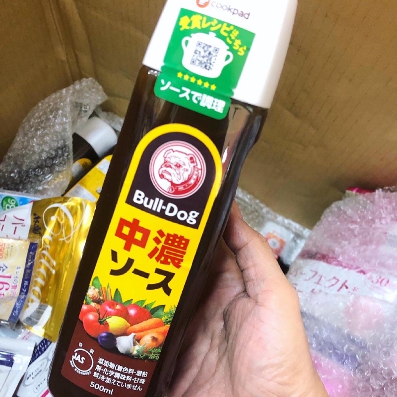 Nước sốt Bull-Dog Chuno Sauce 500ml Nhật Bản