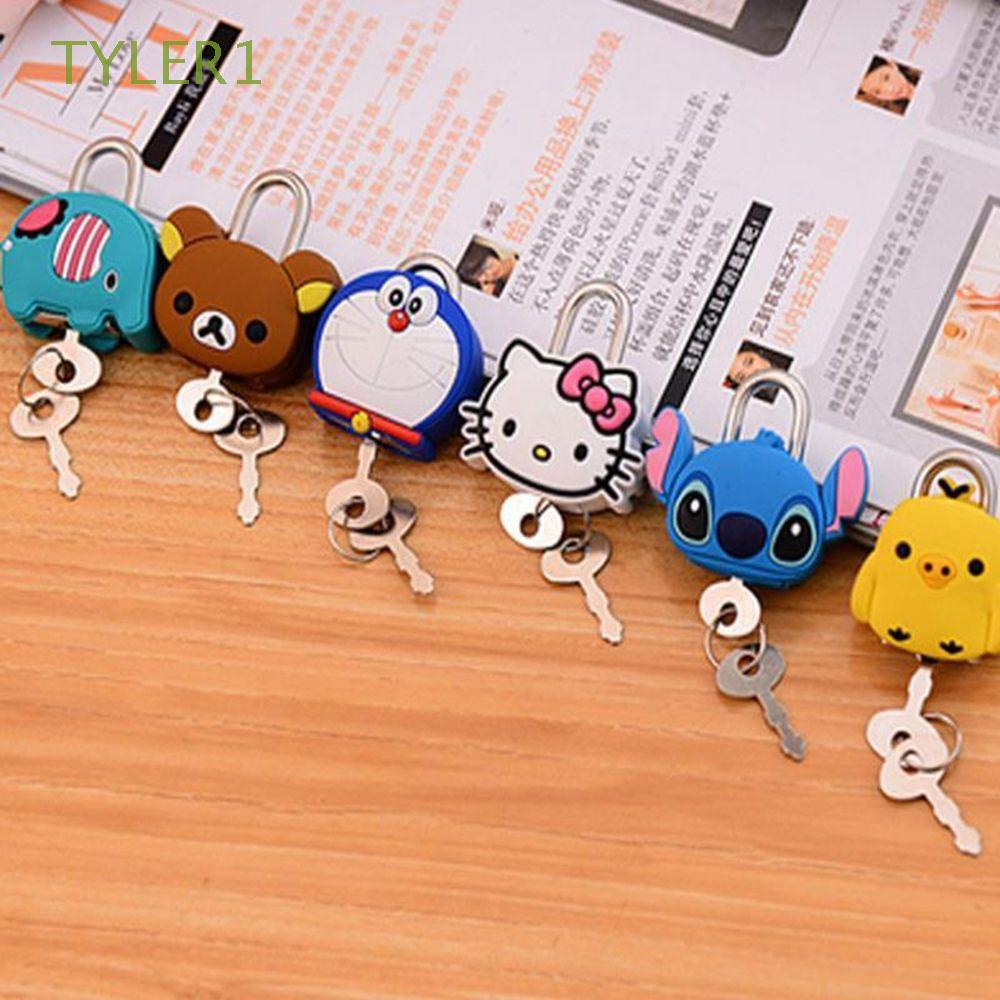 Ổ Khóa Mini Kiểu Hoạt Hình Sáng Tạo Dễ Thương Dùng Gắn Va Li Kéo/Tủ Đựng Hành Lý/Túi Xách Đi Du Lịch Tiện Dụng