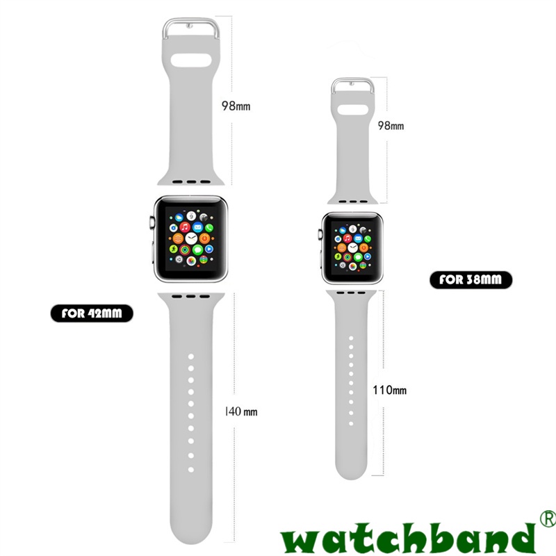 [Spot Cod] Dây Đeo Thể Thao 6 Màu Độc Đáo Cho Apple 7 iwatch 7 / 6 / 5 / 4 / 3 / 2 / SE 38mm 40mm 41mm 42mm 44mm 45mm
