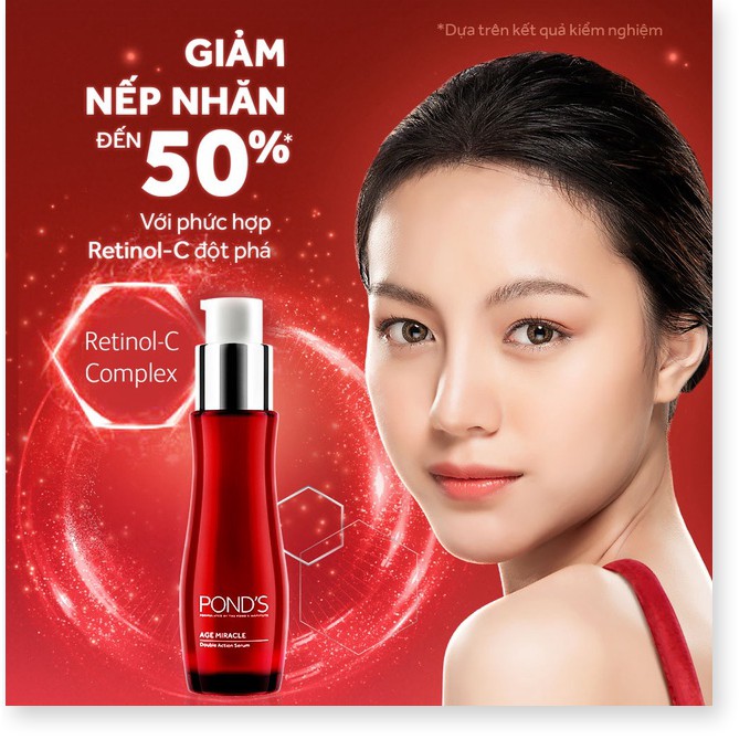 [Mã chiết khấu giảm giá sỉ mỹ phẩm chính hãng] Serum ngăn ngừa lão hóa Pond's Age Miracle 30ml