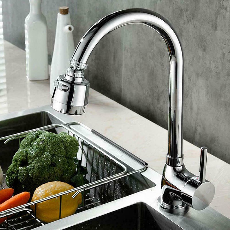 Đầu Vòi Nước Chống Bắn Gắn Bồn Rửa Chén Tiện Lợi
