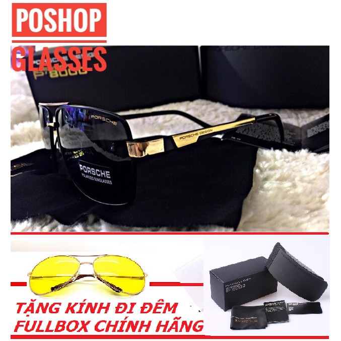 ❌FULLBOX HÃNG❌KÍNH MÁT NAM ITALY P8712 CAO CẤP CỰC MEN TẶNG KÍNH ĐI ĐÊM | BigBuy360 - bigbuy360.vn