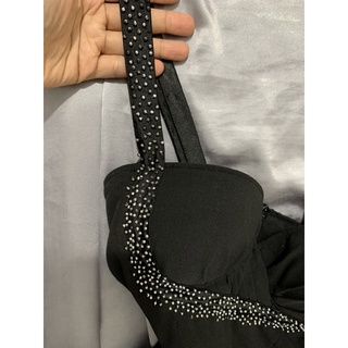 Đầm đen dây sexy size S thanh lý