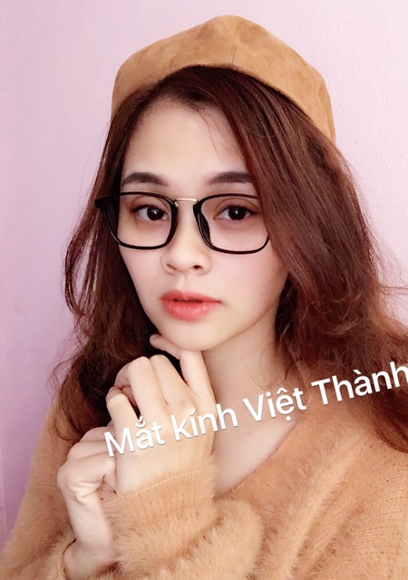 Gọng kính vuông dẻo lắp cận tốt