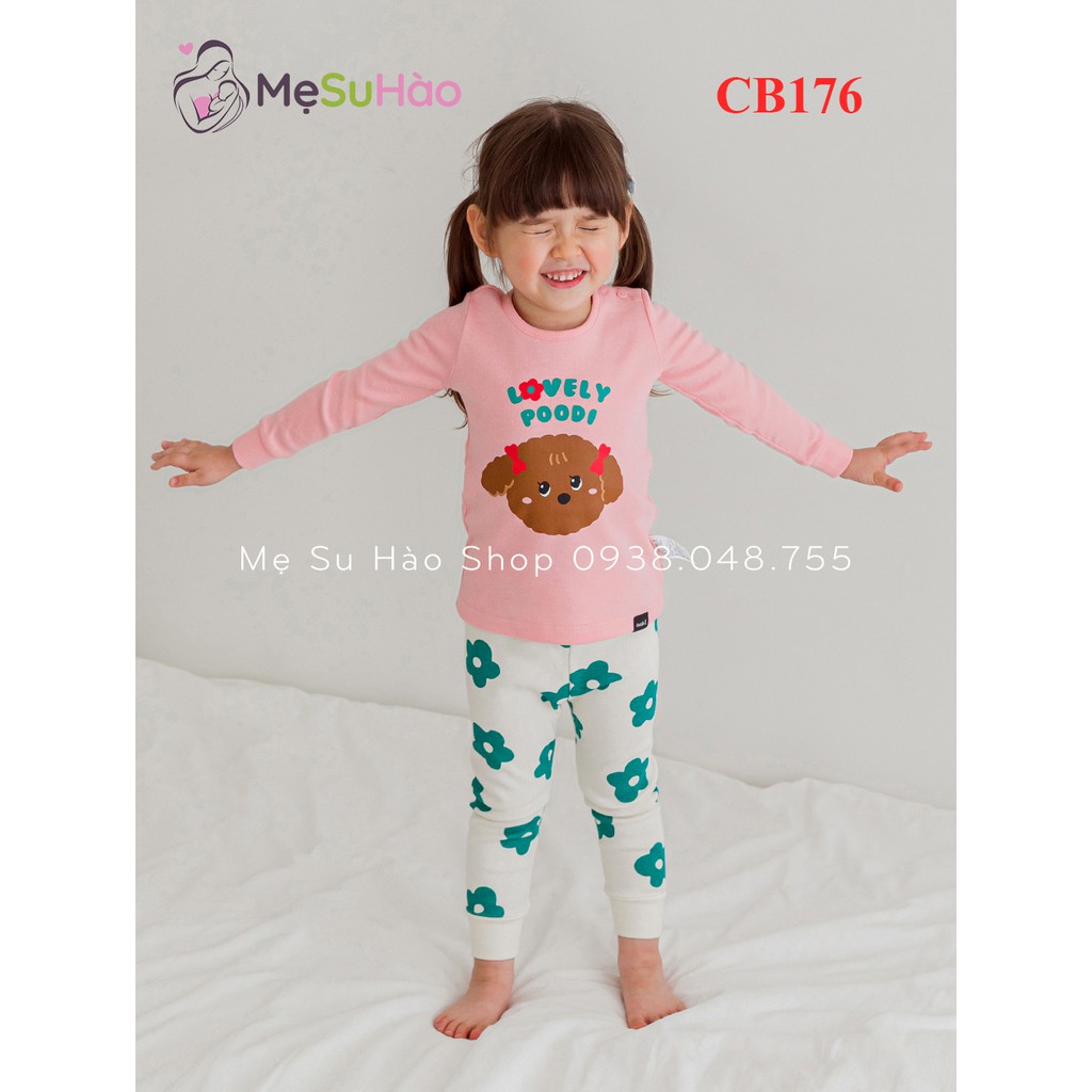 HÀNG CÓ SẴN CB176, ĐỒ DÀI TAY BÉ GÁI CAO CẤP HÃNG CORDI_I HÀN QUỐC. MẪU CÚN RẤT XINH
